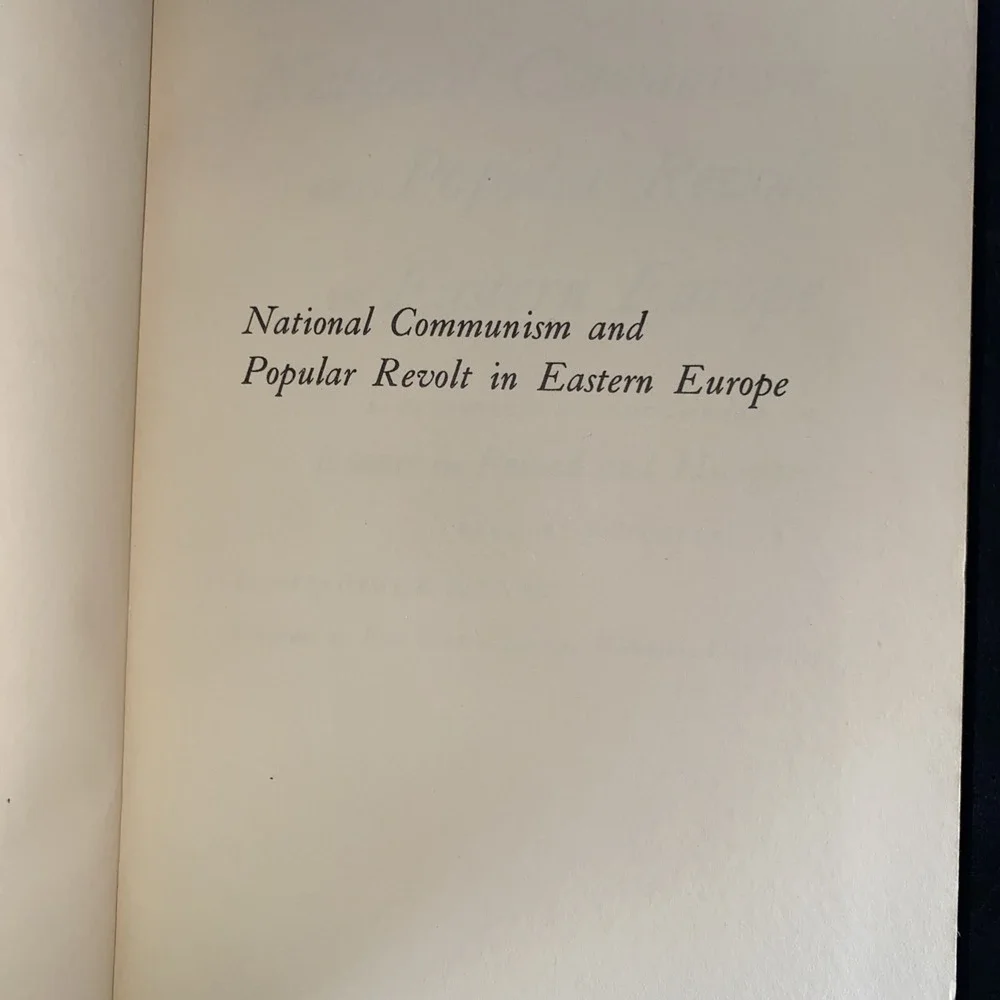 National Communism & Popular Revolution (Paul Zinner - 1957)‎ (ID:66049)